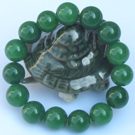Bracelet Jade Vert Manifique